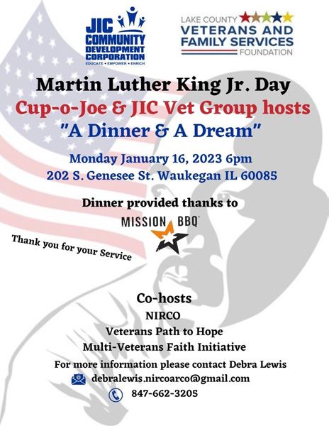 mlk day veterans dinner