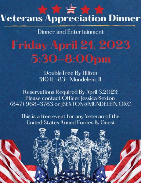 veteran appreciation dinner